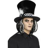 Halloween Headgear Smiffys Dark Tea Party Top Hat
