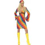 Orange Fancy Dresses Fancy Dress Smiffys Rainbow Hippie Costume