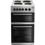 Silver Cast Iron Cookers Beko KD533AS Silver