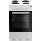 50cm - Electric Ovens Cast Iron Cookers Beko KS530W White