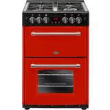 Belling Gas Ovens Gas Cookers Belling Farmhouse 60G Red, Black