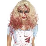 Zombies Long Wigs Fancy Dress Smiffys Zombie Bloody Alice Wig