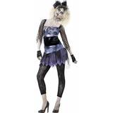 Smiffys Zombie 80's Wild Child Costume with Dress