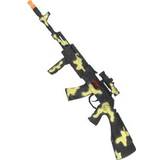Yellow Accessories Fancy Dress Smiffys Peace Keepers Army Style Gun