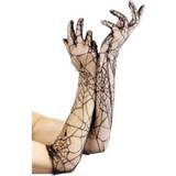 Smiffys Lace Gloves 53Cm/21 Inches Black