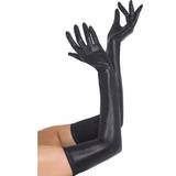 Smiffys Gloves Wet Look Black
