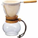 Pour Overs Hario Drip Pot Olive Wood Neck 3 Cup