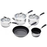 KitchenCraft Cookware Sets KitchenCraft Master Class Cookware Set with lid 5 Parts