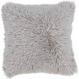 Cushion Covers Catherine Lansfield Cuddly Shaggy Cushion Cover Silver (45x45cm)