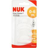 Nuk Baby Bottle Accessories Nuk First Choice+ Silicone Teat Size 1 2-pack