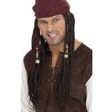 Pirates Long Wigs Fancy Dress Smiffys Pirate Wig & Scarf