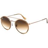 Copper Sunglasses Ray-Ban Round Double Bridge RB3647N 907051