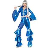 Fancy Dress Smiffys 1970's Dancing Dream Blue Costume