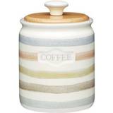 KitchenCraft Classic Collection Striped Coffee Jar 0.8L