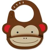 Skip Hop Pacifiers & Teething Toys Skip Hop Zoo Fold & Go Silicone Bib Marshal Monkey