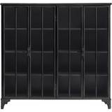 Nordal Glass Cabinets Nordal Downtown Glass Cabinet 120x114cm 2pcs