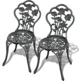 Aluminium Patio Chairs Garden & Outdoor Furniture vidaXL Bistro 2-pack Garden Dining Chair