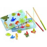 Wooden Toys Magnetic Figures Djeco Fishing Tropic