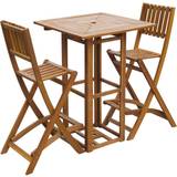 vidaXL 42658 Patio Dining Set, 1 Table incl. 2 Chairs