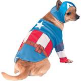 Pets Fancy Dresses Rubies Captain America Dog Costume