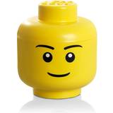 Yellow Storage Boxes Kid's Room Room Copenhagen Lego Iconic Storage Head L Boy