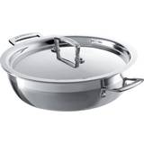 With Lid Shallow Casseroles Le Creuset Professional with lid 4.8 L 30 cm