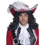 Pirates Hats Fancy Dress Smiffys Authentic Pirate Hat Red