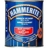 Oil-based Paint Hammerite Direct to Rust Smooth Effect Metal Paint Red 0.25L