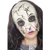 Facemasks Fancy Dress Smiffys Damaged Doll Mask