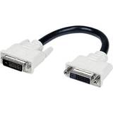 DVI Cables - Male - Female StarTech Dual Link DVI-D - DVI-D M-F 0.2m