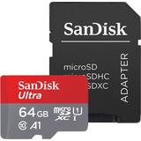64 GB Memory Cards SanDisk Ultra microSDXC Class 10 UHS-I U1 A1 100MB/s 64GB +Adapter