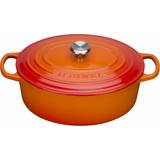 Le creuset oval Le Creuset Volcanic Signature with lid 4.1 L