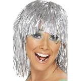 Smiffys Cyber Tinsel Wig Silver