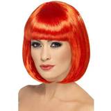 Red Short Wigs Fancy Dress Smiffys Partyrama Wig Red