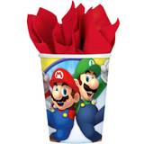 Paper mario Amscan Paper Cup Super Mario 250ml 8-pack