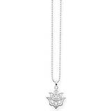 Thomas Sabo Lotus Flower Ornament Necklace - Silver/Diamond