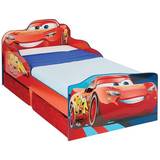 Lightning mcqueen Hello Home Disney Cars Lightning McQueen Toddler Bed with Storage 30.3x56.3"