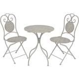 vidaXL 43154 1 Table incl. 2 Chairs Café Group Bistro Set, 1 Table incl. 2 Chairs