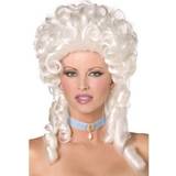 History Long Wigs Fancy Dress Smiffys Baroque Wig White