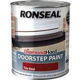 Ronseal Red Paint Ronseal Diamond Hard Doorstep Concrete Paint Tile Red 0.25L