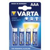 Varta Batteries - Disposable Batteries Batteries & Chargers Varta High Energy AAA 4-pack