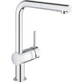 Grohe pull out kitchen tap Grohe Minta L-hals 30274000 Chrome