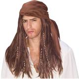 Pirates Long Wigs Fancy Dress Rubies Caribbean Pirate Wig