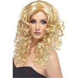 Celebrity Long Wigs Fancy Dress Smiffys Glamour Wig Blonde