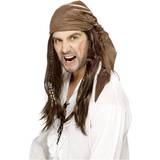 Pirates Long Wigs Fancy Dress Smiffys Buccaneer Pirate Wig