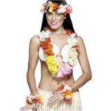 North America Accessories Fancy Dress Smiffys Hawaiian Set Deluxe Multi-Coloured
