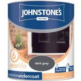Johnstones Grey - Outdoor Use Paint Johnstones Weatherguard Exterior Undercoat Metal Paint, Wood Paint Grey 0.75L