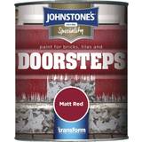 Johnstones Concrete Paint Johnstones Speciality Doorsteps Concrete Paint Red 0.75L