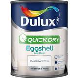 Dulux White Paint Dulux Quick Dry Eggshell Metal Paint, Wood Paint White,Timeless,Natural Calico 0.75L