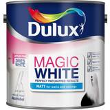 Dulux Wall Paints - White Dulux Magic White Matt Ceiling Paint, Wall Paint Brilliant White 2.5L